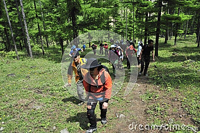 Holiday outdoor cross-country