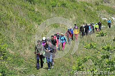 Holiday outdoor cross-country