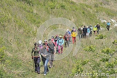 Holiday outdoor cross-country