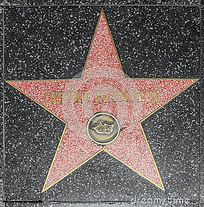 Hollywood Star Fame on Hollywood   June 26  Debbie Reynolds  Star On Hollywood Walk Of Fame