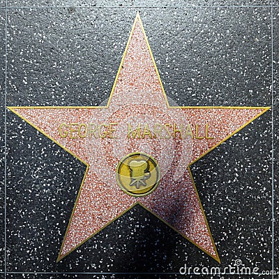 Stars Walk Fame on Hollywood   June 26  George Marshalls Star On Hollywood Walk Of Fame