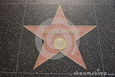 Hollywood - Marilyn Monroe Walk Of Fame