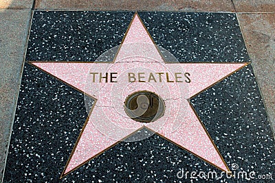 Hollywood Fame Walk on Beatles Star On The Hollywood Walk Of Fame The Hollywood Walk Of Fame