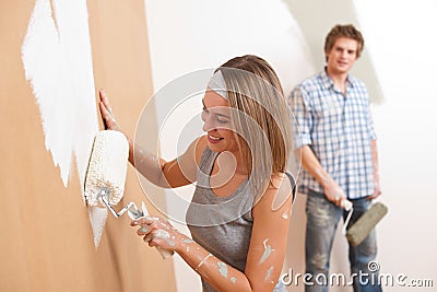 Home improvement: Young couple