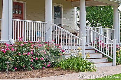 Home landscaping porch