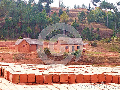 Home made Red Clay Brick