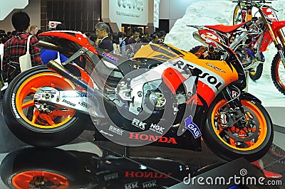 Honda Race Bike at Tokyo Motor Show 2009