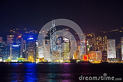 Hong Kong famous Laser harber Show
