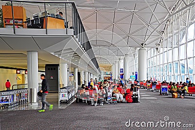Hong kong international airport boarding gate