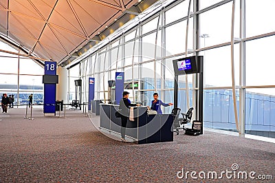 Hong kong international airport boarding gate