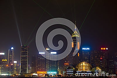 Hong-Kong at night