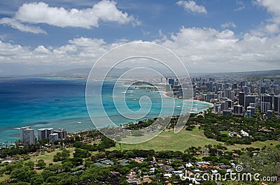 Honolulu from Diamond Head