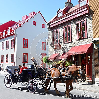 Horse drawn carriage tours in Quebec City