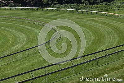 Horse Racing Track Corner
