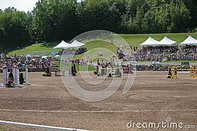 Horse Rider at the Bromont jumping competition