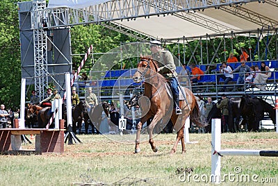 Horse riders competition