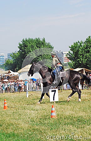 Horse riders competition
