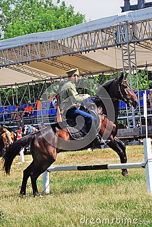 Horse riders competition