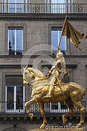 Horse statue of Joan of Arc