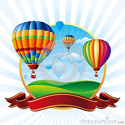 Hot air balloons