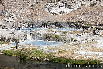 Hot springs at hot creek geological