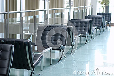 Hotel lobby in contemporary style