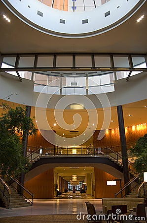 Hotel lobby of Grand Hyatt Bellevue