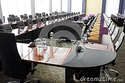 The hotel s conference room