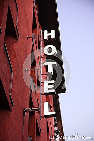 Hotel sign