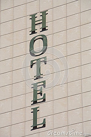 Hotel sign