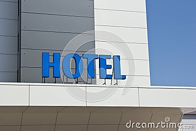 Hotel sign