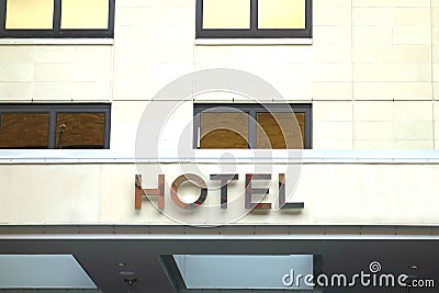 Hotel Sign