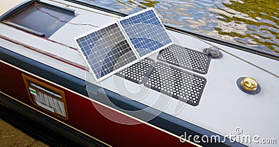 House Boat Solar Panels - Clean Energy