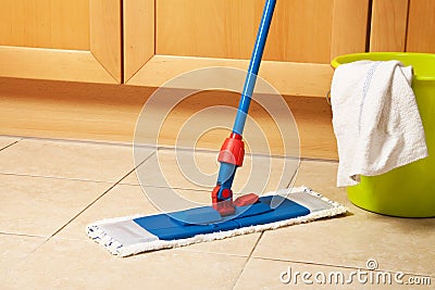 House cleaning with the mop