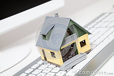 House on keyboard