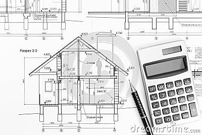 House plan blueprint