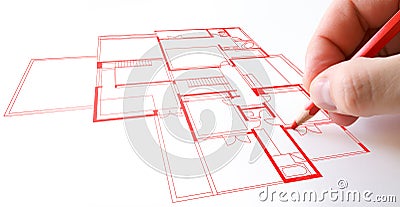 House plan drawing