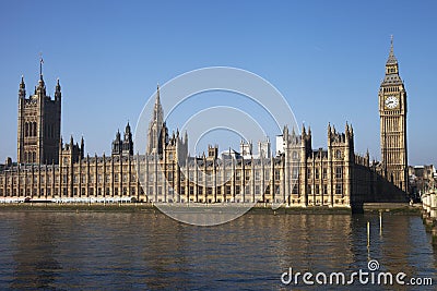 Houses of parliament, London.