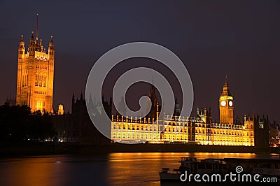Houses Of Parliament at night