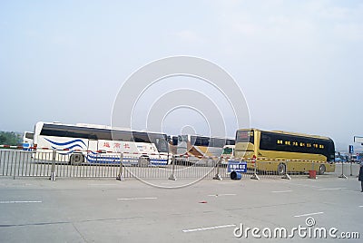 Huaihua, China: bus station