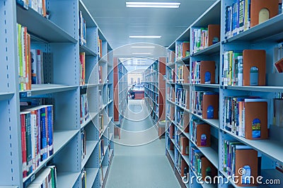 Hubei province library interior