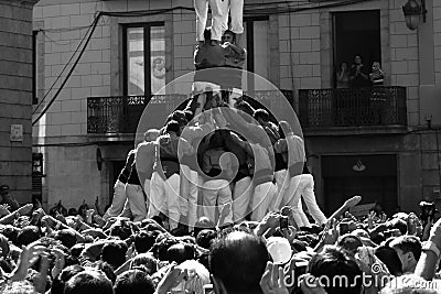 Human Base. Castel - human towers.