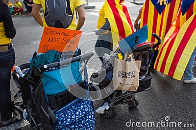 Human chain for the catalan independence