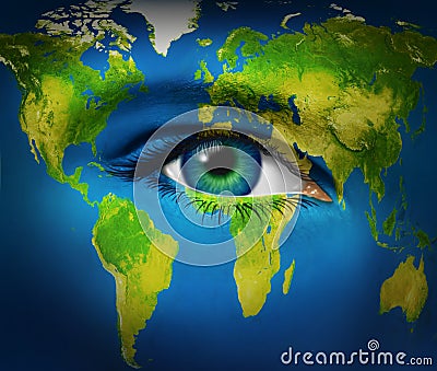 Human Eye Earth Planet