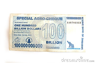 Hundred billion dollar note