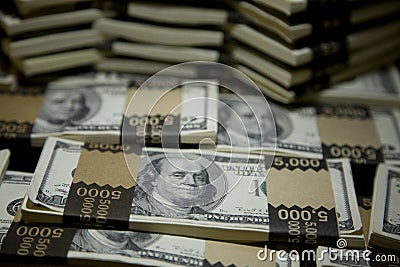 Hundred Dollar Bill Bundles 1