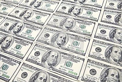 Hundred Dollar Bills Background