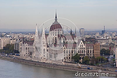 Hungarian Parliament from Buda Hill