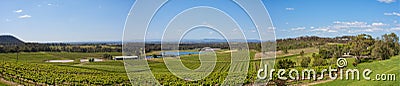 Hunter Valley Australia, Vineyards panorama