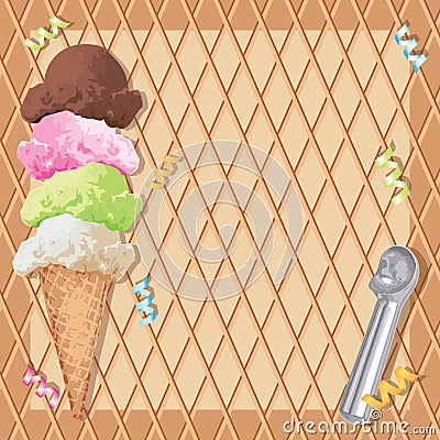 Ice cream cone birthday party